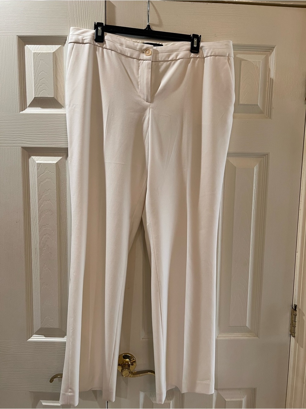 Talbots Signature Boot Cream Ivory Dress Pants Women’s Size 14
